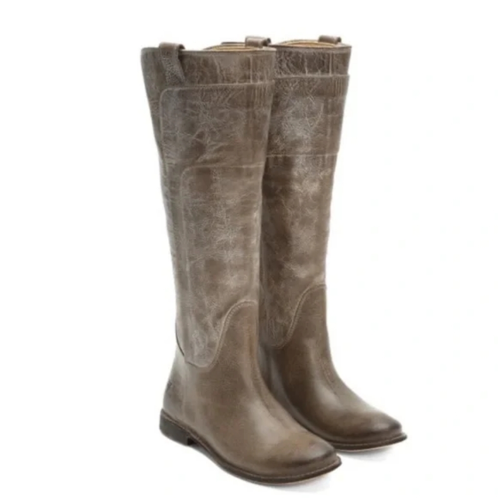 Frye Paige Tall Riding Boot sz 7 *like new* RARE Smokey Gray color